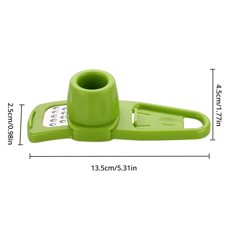Mini Hachoir à Ail 2-en-1 – Coupe et Émince en Quelques Secondes