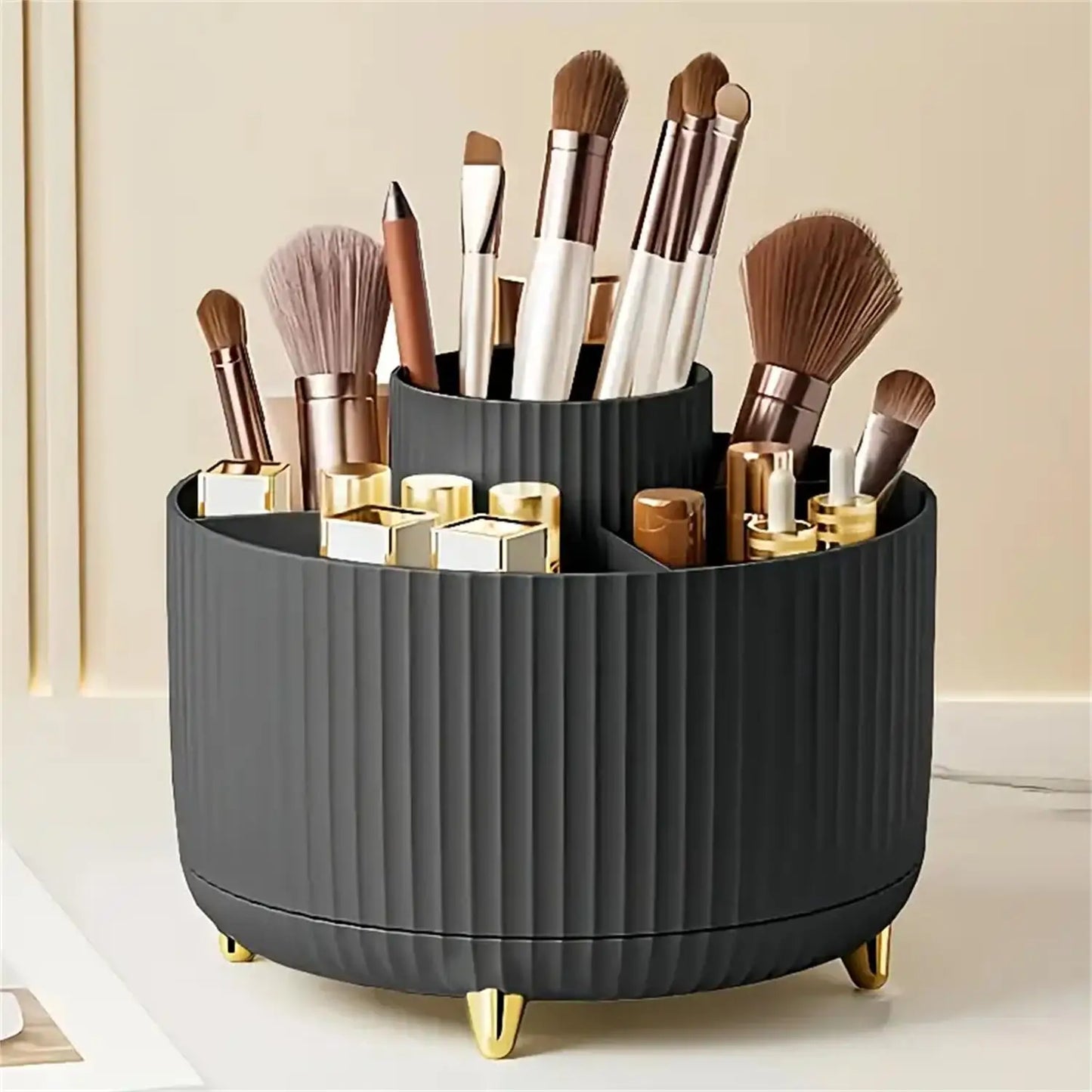 Neyrala BeautySpin™ – Organisateur de Maquillage Rotatif 360°