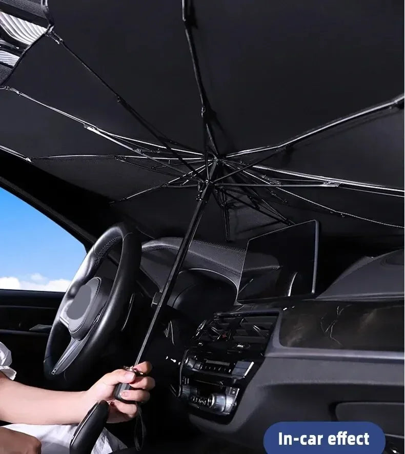 Pare-soleil Voiture Pliable – Protection Anti-Chaleur à Ouverture Automatique