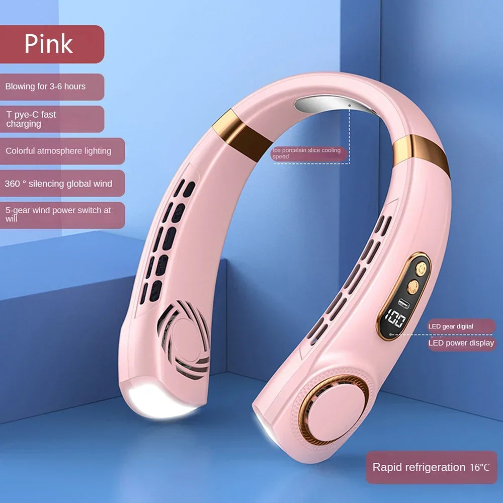 Neyrala AirNeck™ – Ventilateur de Cou Portable Rechargeable