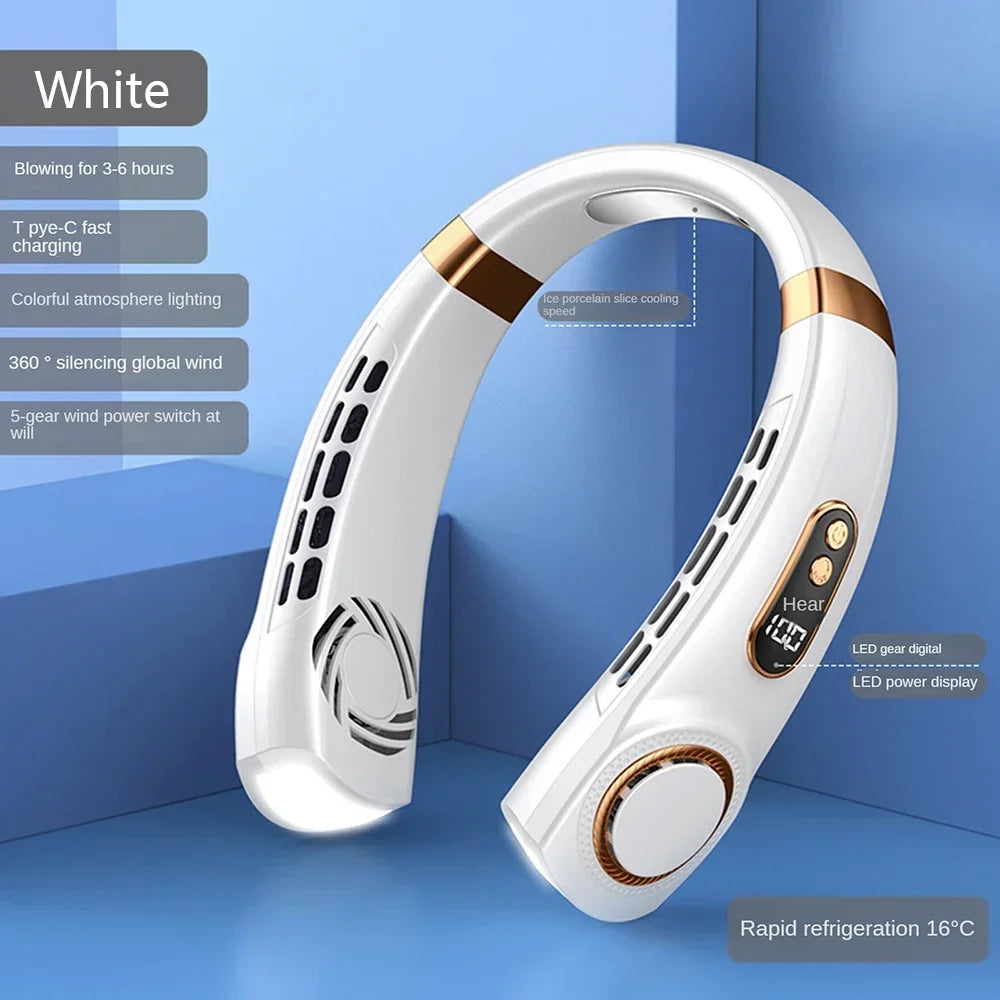 Neyrala AirNeck™ – Ventilateur de Cou Portable Rechargeable