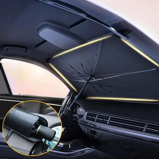 Pare-soleil Voiture Pliable – Protection Anti-Chaleur à Ouverture Automatique