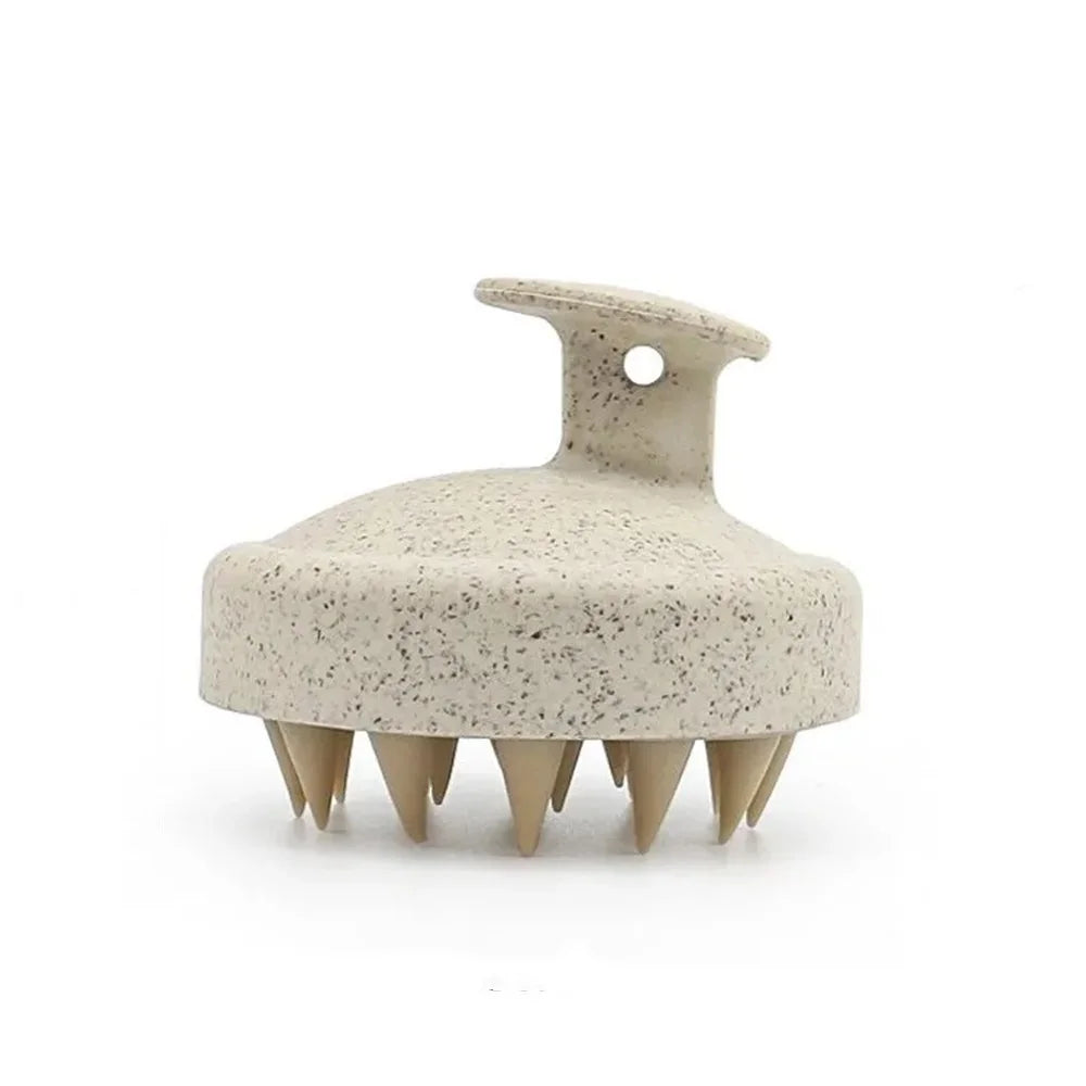 Brosse de Massage en Silicone pour Cuir Chevelu