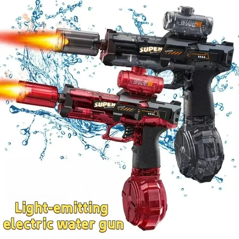 Pistolet à Eau Électrique Rechargeable – HydroBlaster™