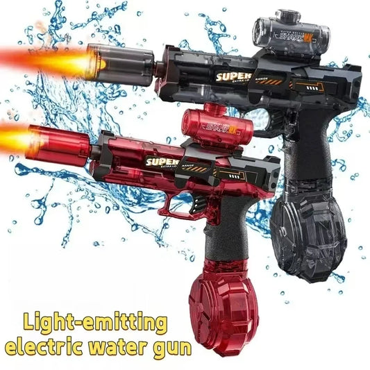 Pistolet à Eau Électrique Rechargeable – HydroBlaster™