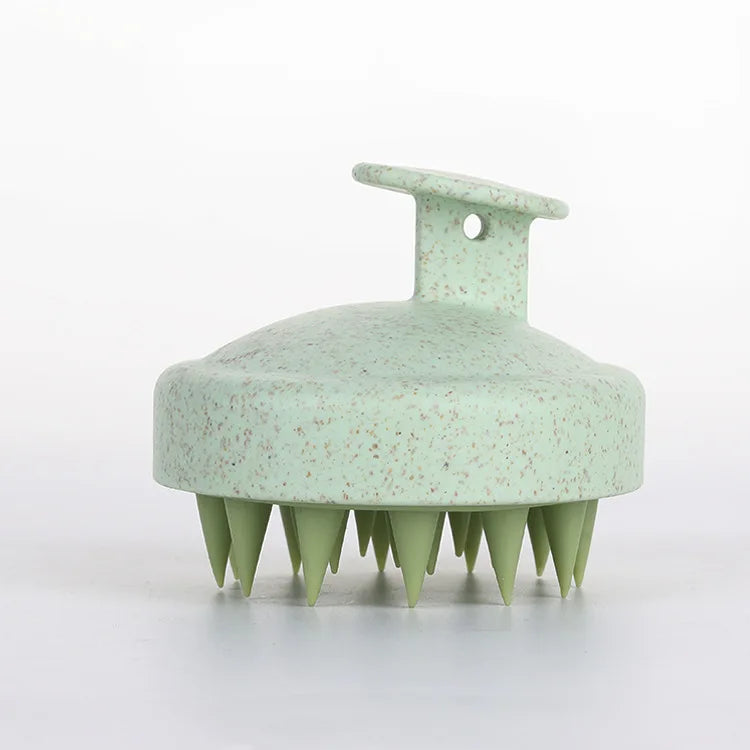 Brosse de Massage en Silicone pour Cuir Chevelu