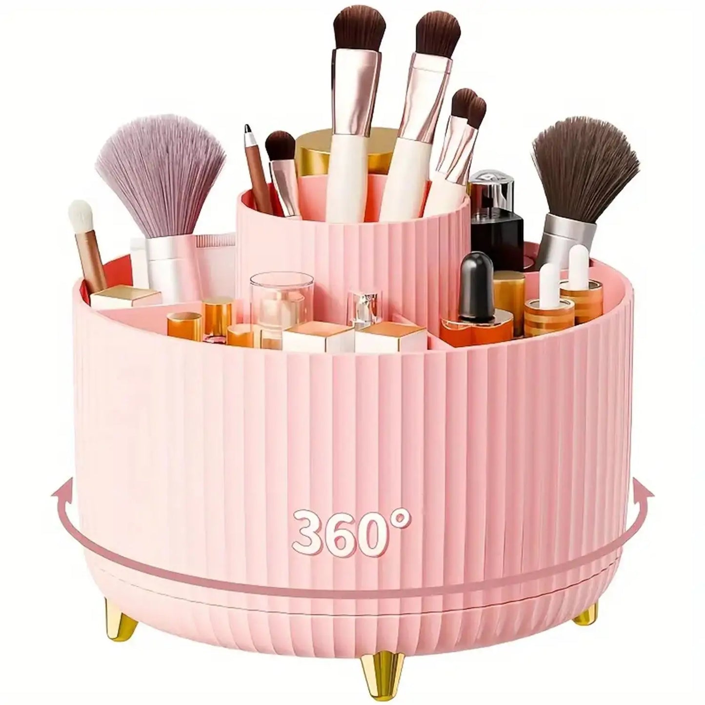 Neyrala BeautySpin™ – Organisateur de Maquillage Rotatif 360°